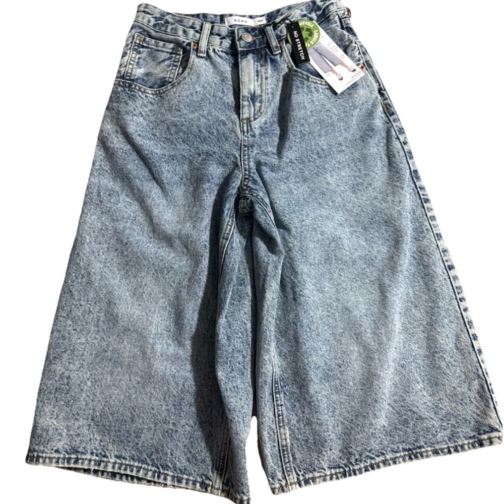 Women's Blue Cropped Jeans